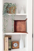 Load image into Gallery viewer, Lain & Lou Cross Leather Valet Tray for Men - Leather Gifts for Him with Scripture Included for Dad | EDC Dump Tray Catholic Gifts, Christian Thoughtful Gifts for Men