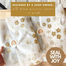Load image into Gallery viewer, Lain &amp; Lou Gold Floral Tissue Paper for Gift Bags for Wedding, Birthday, Showers (25 Pack) Gold Tissue Paper for Packaging - Floral Wrapping Paper | Boho Tissue Paper for Small Business &amp; Crafts 20x28&quot;
