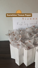 Load and play video in Gallery viewer, Lain &amp; Lou Sunshine Tissue Paper for Gift Bags for Wedding, Birthday, Showers (25 Pack) Boho Tissue Paper for Packaging 20x28&quot;

