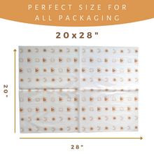 Load image into Gallery viewer, Lain &amp; Lou Sunshine Tissue Paper for Gift Bags for Wedding, Birthday, Showers (25 Pack) Boho Tissue Paper for Packaging 20x28&quot;
