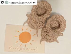 Lain & Lou Boho Thank You Cards with Envelopes 30 Pack | You Are My Sunshine Birthday | Thank You Notes for Business, Wedding, Birthday, Baby Shower