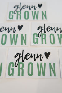 Glenn Grown Sticker