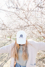 Load image into Gallery viewer, Lain &amp; Lou Lifestyle White &amp; Black Rainbow Hat
