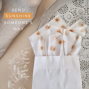 Lain & Lou Sunshine Tissue Paper for Gift Bags for Wedding, Birthday, Showers (25 Pack) Boho Tissue Paper for Packaging 20x28"